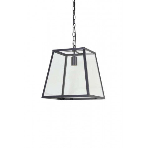 Saunte hanglamp glas metaal zwart Saunte hanglamp glas metaal zwart